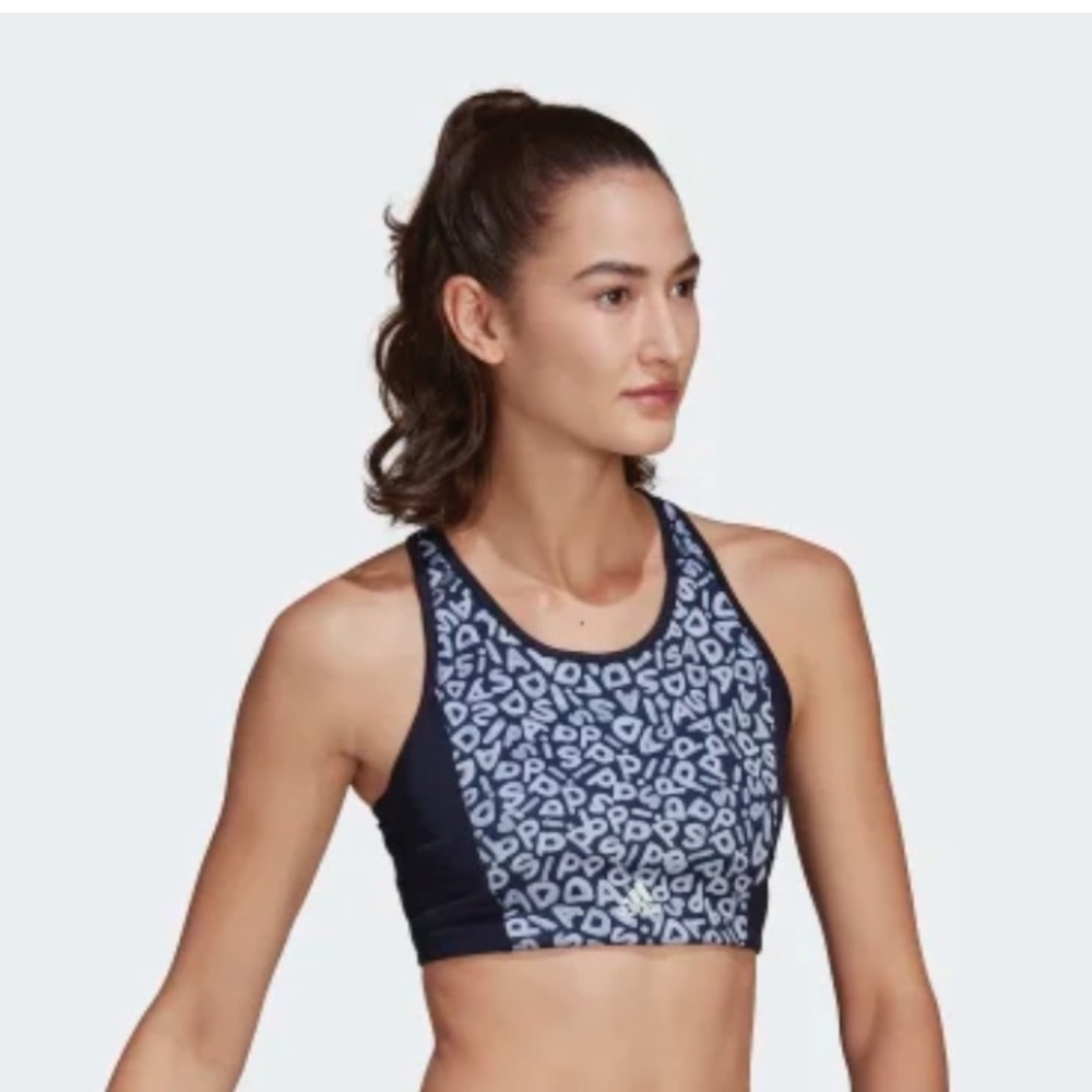 Adidas X Farm Rio Collaboration Crop Top Sport Bra Small